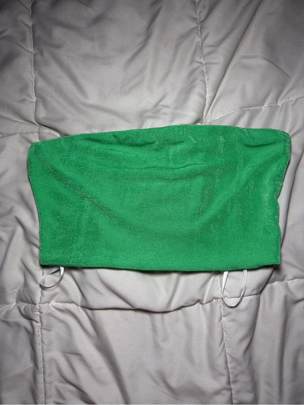 Princess Polly Teal Green Mesh Crop Top
